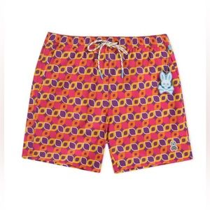 NWT Big Kids Psycho Bunny Water Changing Swim Trunks